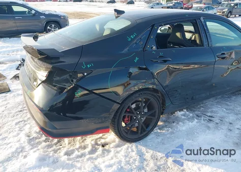 2025 Hyundai Elantra N из США, поврежденный, VIN KMHLW4DKXSU028975